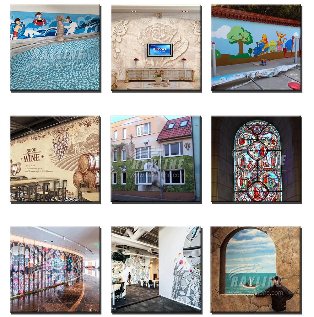 3d машина для покраски стен автоматический принтер с 2 шт. печатающей головки TX800