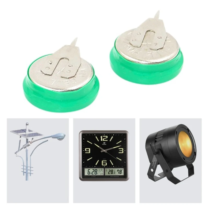 10 шт./компл. универсальная круглая батарея NiMh 1 2 В 80 мАч простое управление для