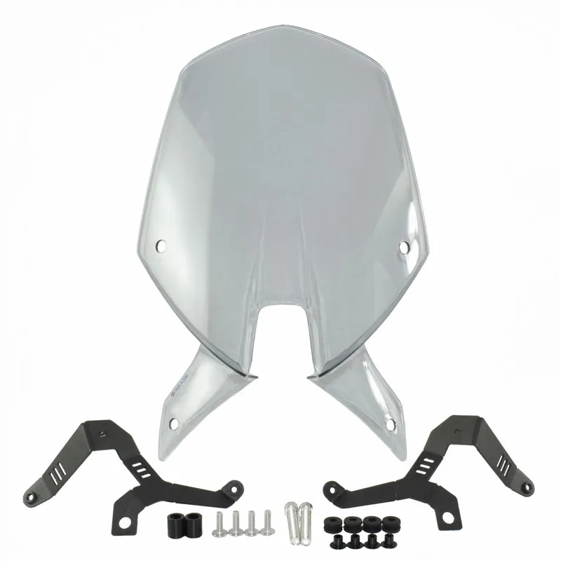 

Motorbike Windscreen Windshield Wind Deflector Shield Screen Visor Glass with Bracket For Ducati Monster 937 950 M950 2021 2022
