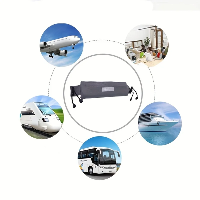 Дорожная подушка из пены с эффектом памяти портативная подвесная для шеи легкие