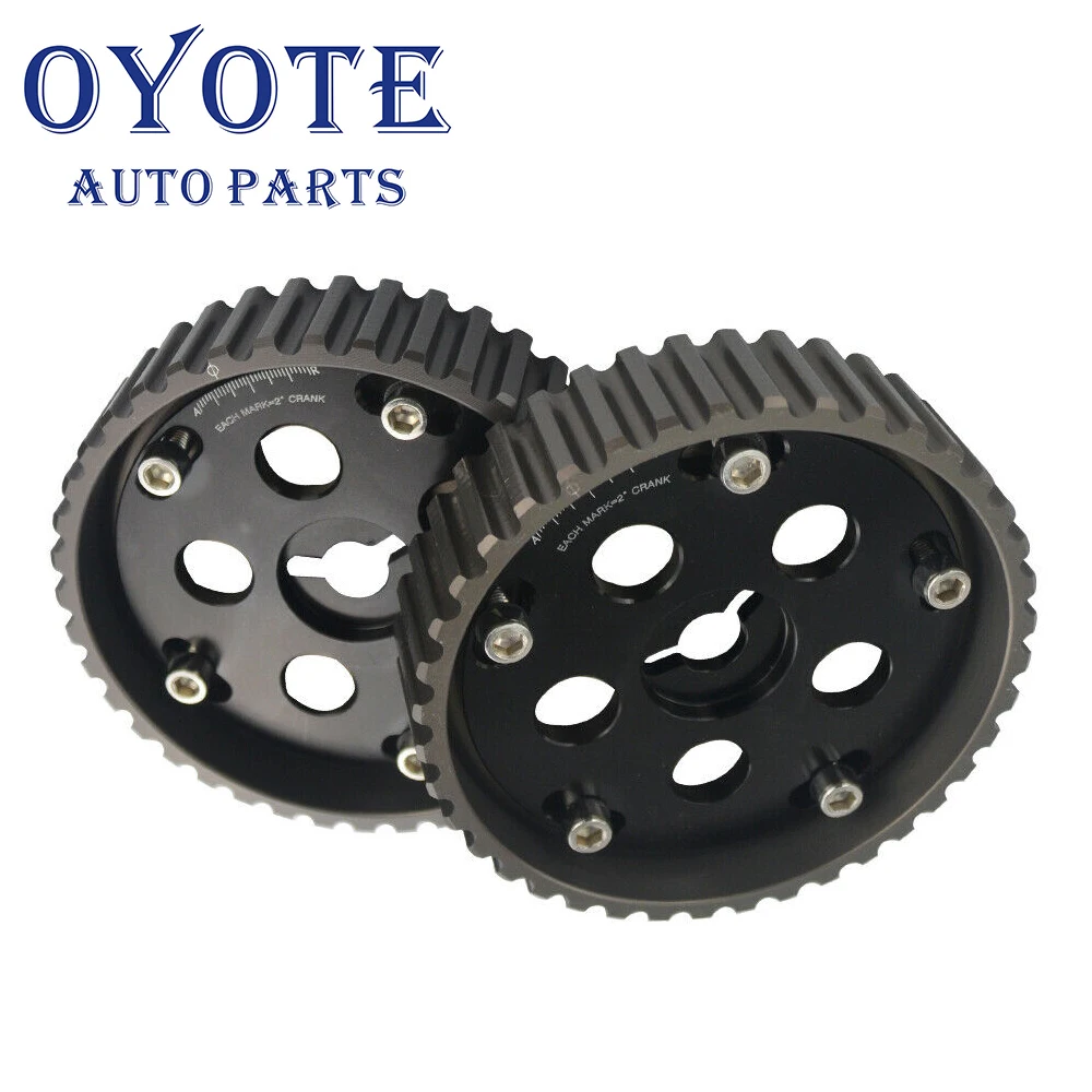 

OYOTE 2pcs Adjustable CAM GEARS KIT For Suzuki Swift GTI G13B Cam Pulley