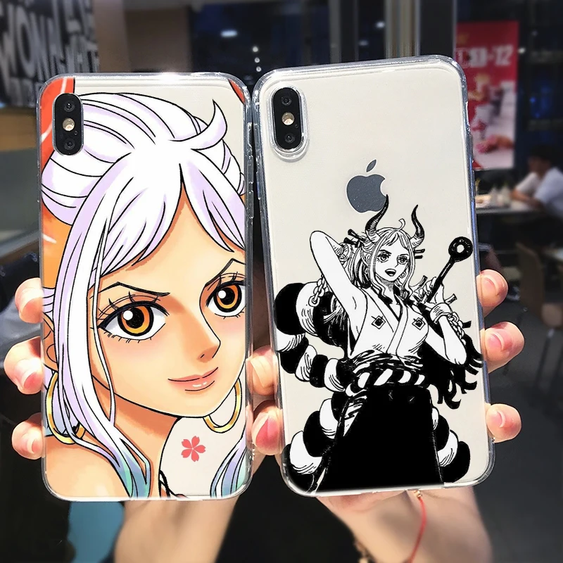 

Yamato One Piece Transparent Silicone Cover For Apple IPhone 13 12 Mini 11 Pro XS MAX XR X 8 7 6 6S 5 Plus SE Phone Case