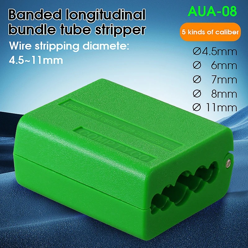4.5-11mm Longitudinal Fiber Optic Tool AUA-08 Optical Jacket Shell Stripper Beam Tube Slitter