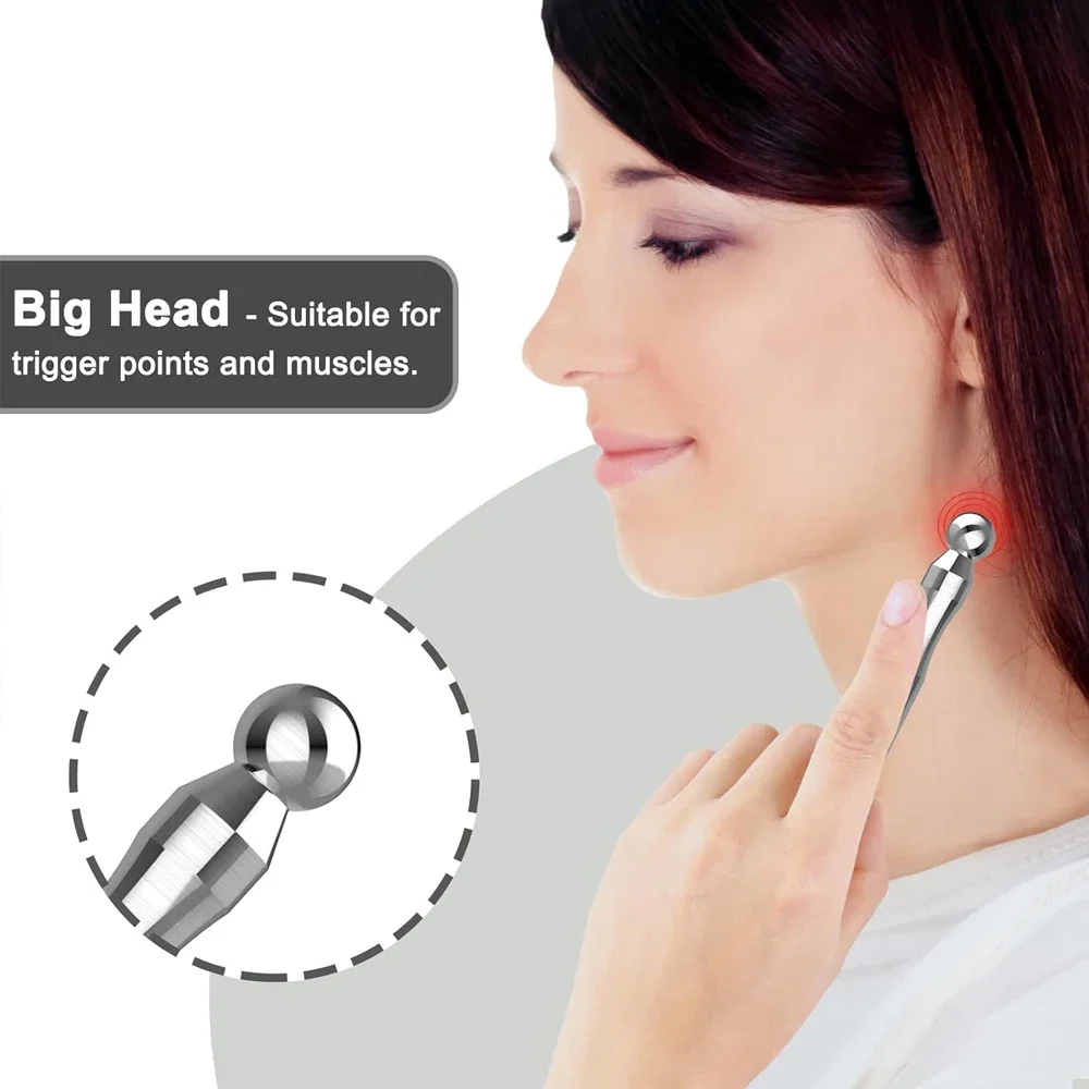 Ручная акупунктурная ручка из нержавеющей стали инструмент для массажа глубоких