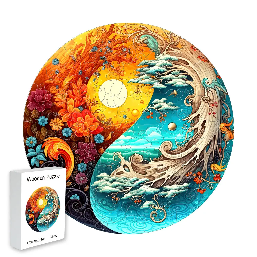 Деревянный пазл Уникальная подарочная коробка Таинственный укус Нестандартная