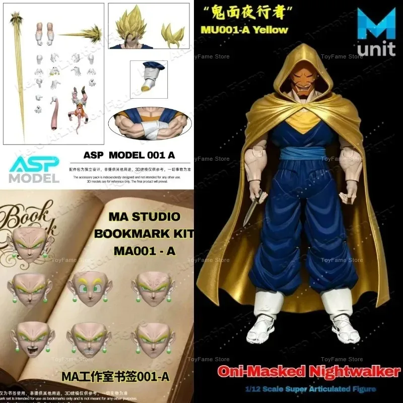Фото В наличии: Фигурка M-unit Studio Vegito Doll Dragon Ball Super Saiyan God Vegito Ghost Face Nightcrawler, аниме-модель, подарок №3