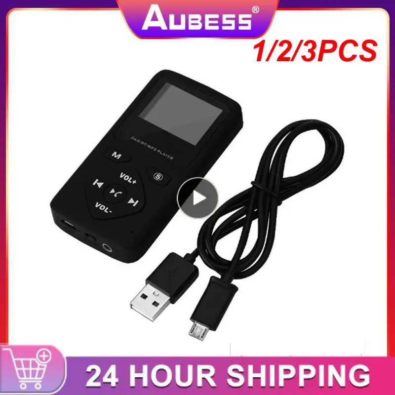 

1/2/3 шт. портативный цифровой аудио DAB/DAB + FM-радио наушники mp3-плеер DAB-P7 Pocket DAB Radio