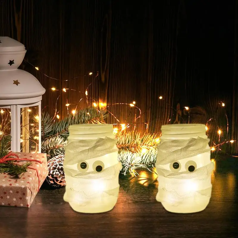 Сказочные огни для банок Мейсона мамочки с крышками на солнечных батареях