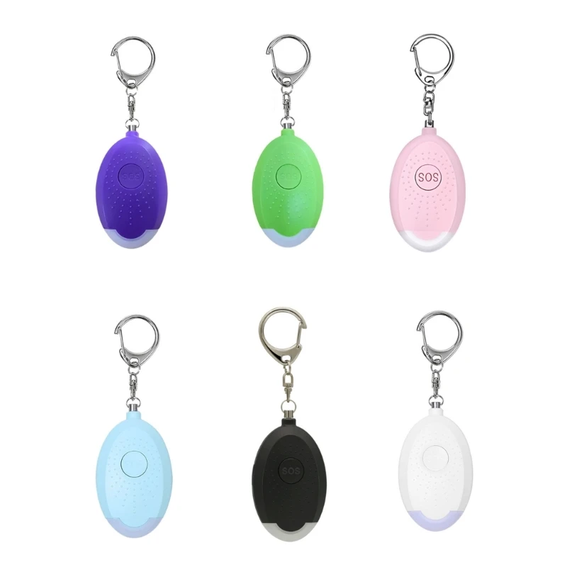

Safe Personal Alarm with LED Light Multifunction Emergency-Safety Alarm Keychain
