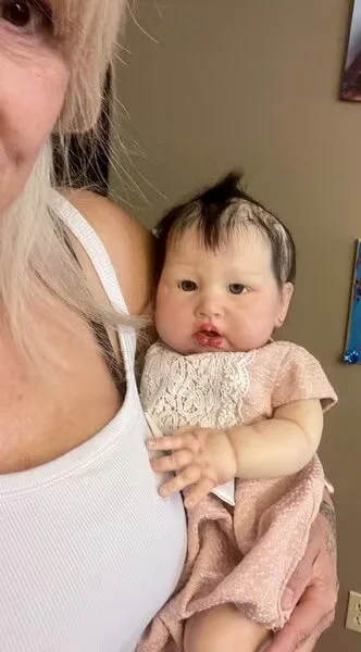 FBBD Индивидуальная ограниченная поставка 25 дюймов Reborn Baby Blue Sparrow с укорененными