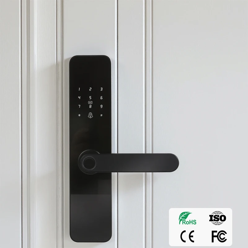 Фото Электронный дверной замок Ttlock с Wi-Fi, отпечатком пальца и смарт-ключами, умный замок Tuya №2