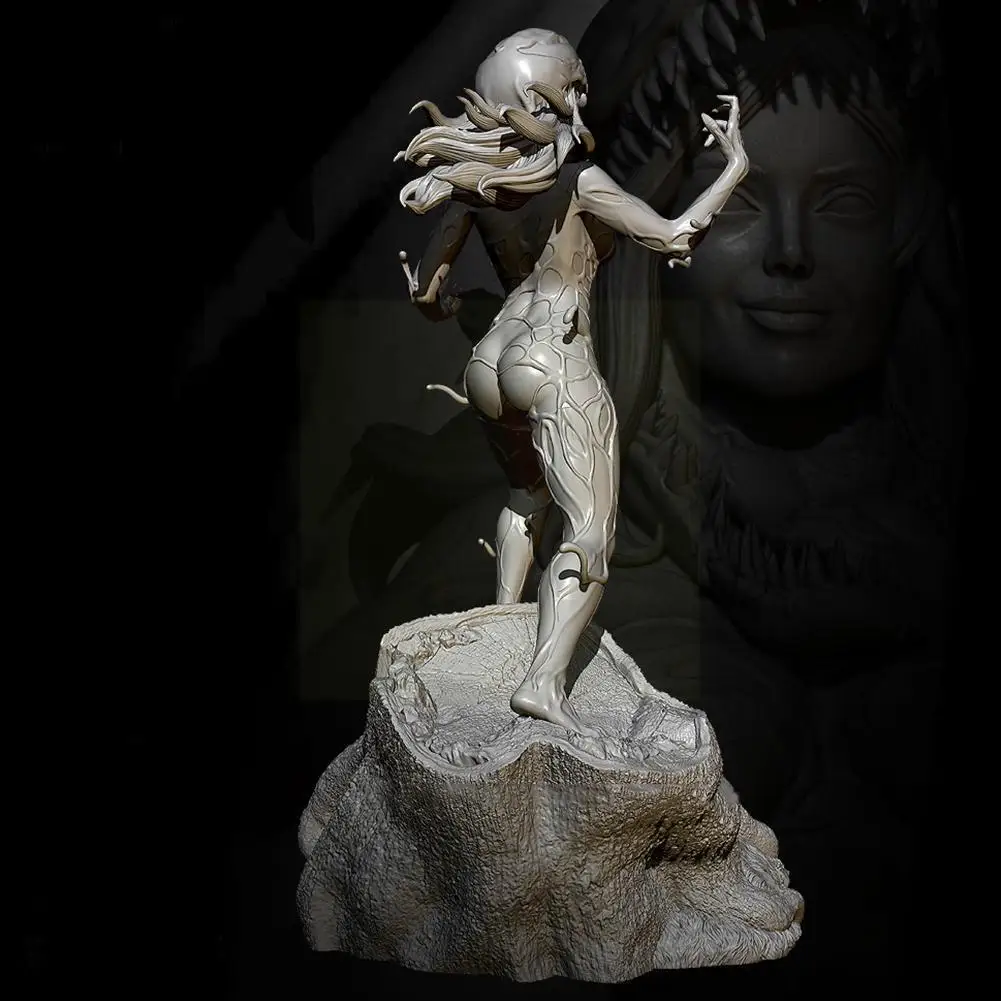 

Resin Poison Ivy Female Soldier Model Unpainted Female Soldier Model Kit White Figure Accessory Model Female Doll Soldier B0S6