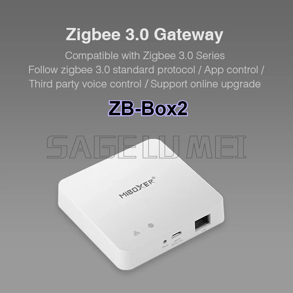 Фото Шлюз Miboxer Smart Zigbee 3.0 ZB-Box2 Проводной ZB-Box3 Многомодовое приложение Bluetooth Mesh/голосовое управление Ultimate Home Automation Hub №5