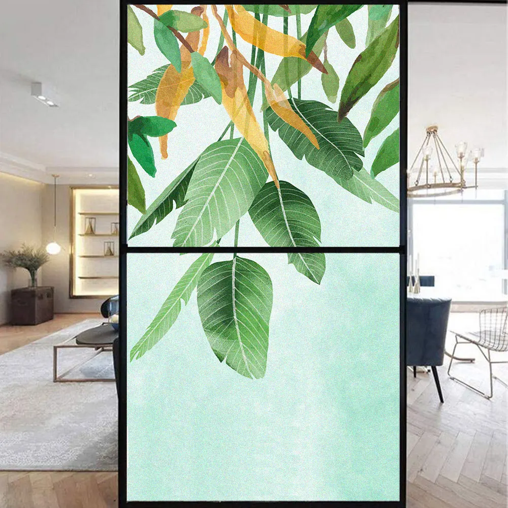 

Window Film Privacy Non Adhesive Glass Sticker Heat Control Window Coverings Window Tint for Homedecor