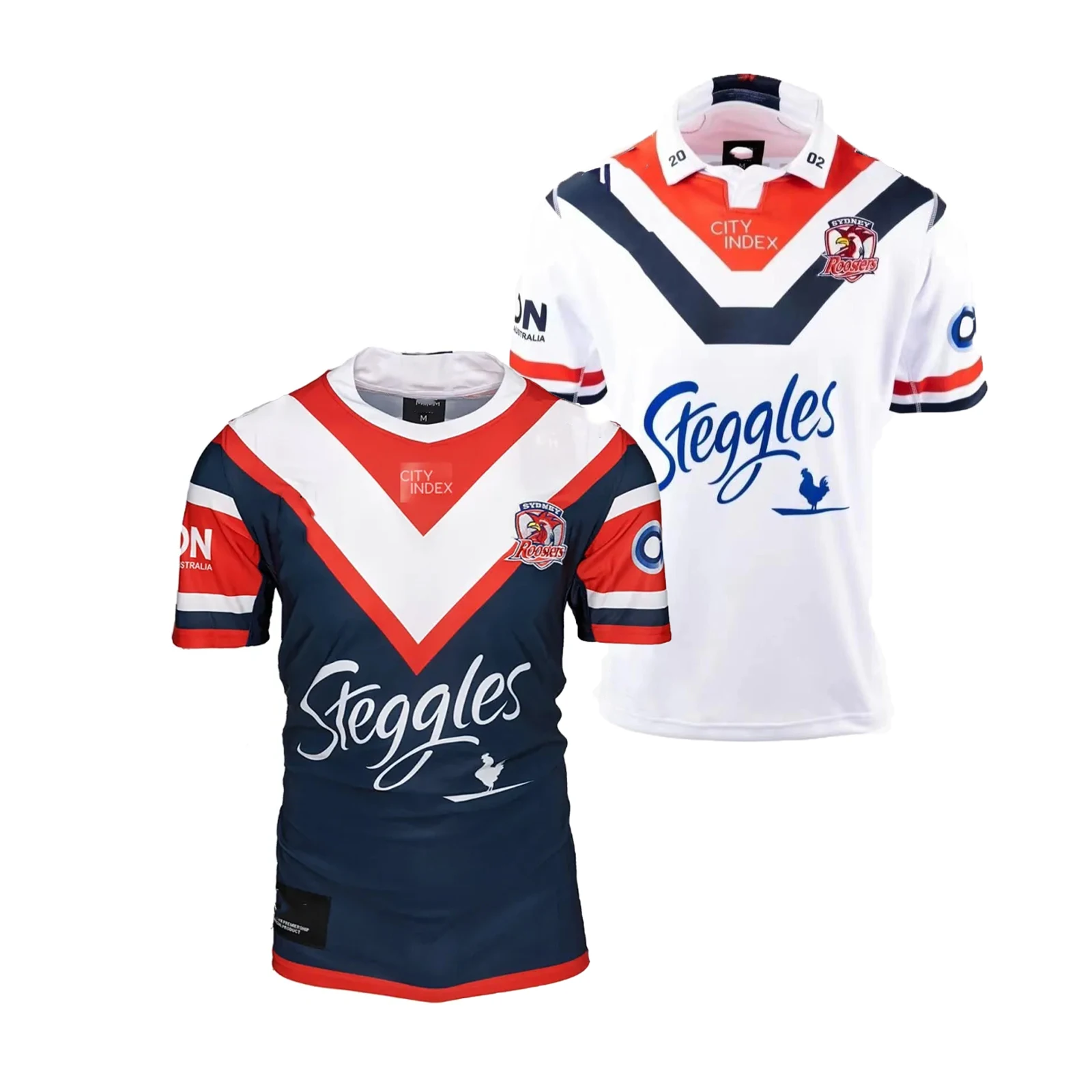 

2022 Sydney Roosters Men's Replica Home/Heritage Rugby Jersey Sport Shirt S-5XL