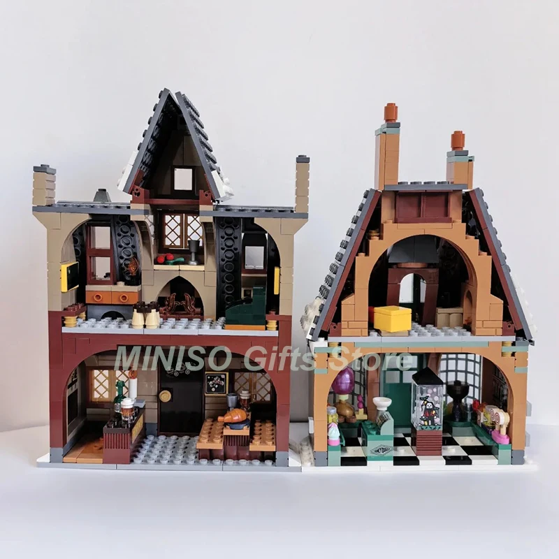 MINISO Disney Hogsmeade Bricks игра образовательный набор строительных блоков сделай сам