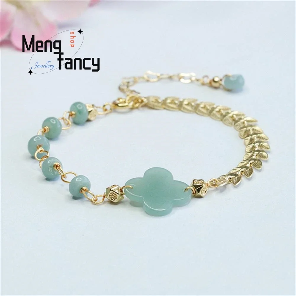 Изысканный Элегантный Простой Высококачественный Браслет из натурального