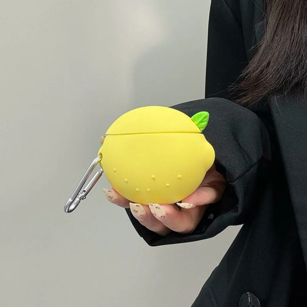 Стереонаушники желтые лимонные для AirPods3 защитный чехол AirPods 2 новые 3 мягкая