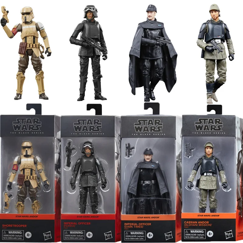 Hasbro Original Star wars Black series Shoretrooper Imperial Officer Ferrix Dark Times Cassian Andor Aldhani Action figure