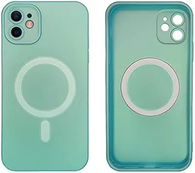 

For Case Capinha Magnética Carrega Por Indução Compatível Com IPhone 12 ível Emborrachada PREMIUM Anti-Impacto Queda Efeit