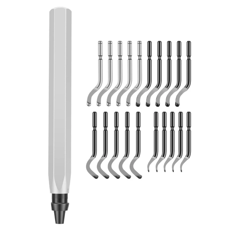 Инструмент для удаления заусенцев с 10/20 режущими инструментами из металла