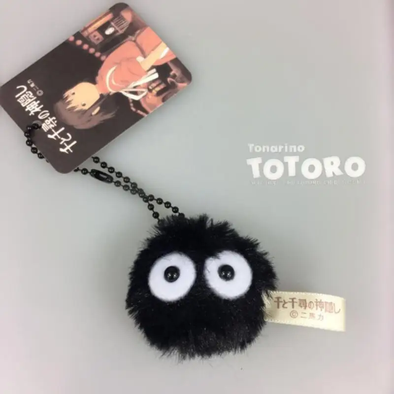 

My Neighbor Totoro Wholesale Plush Mini Soot Sprite Plush Ghibli Anime Figures Spirited Away Dust Bunny Black Elf Toys Kawaii