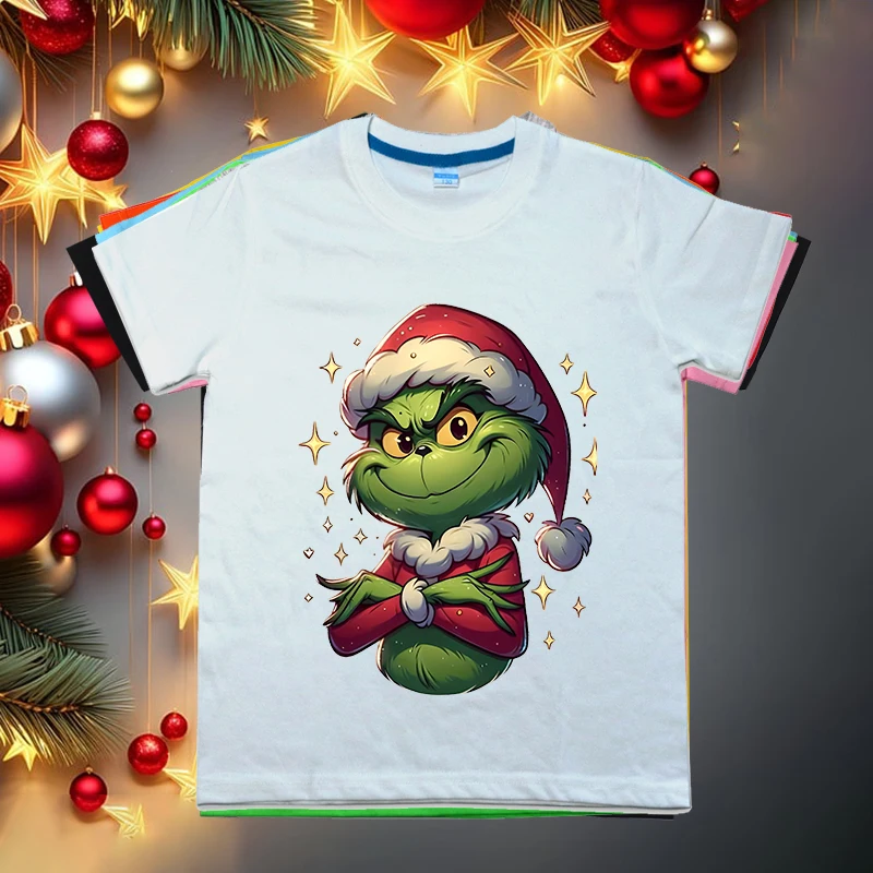 Детская хлопковая футболка с коротким рукавом