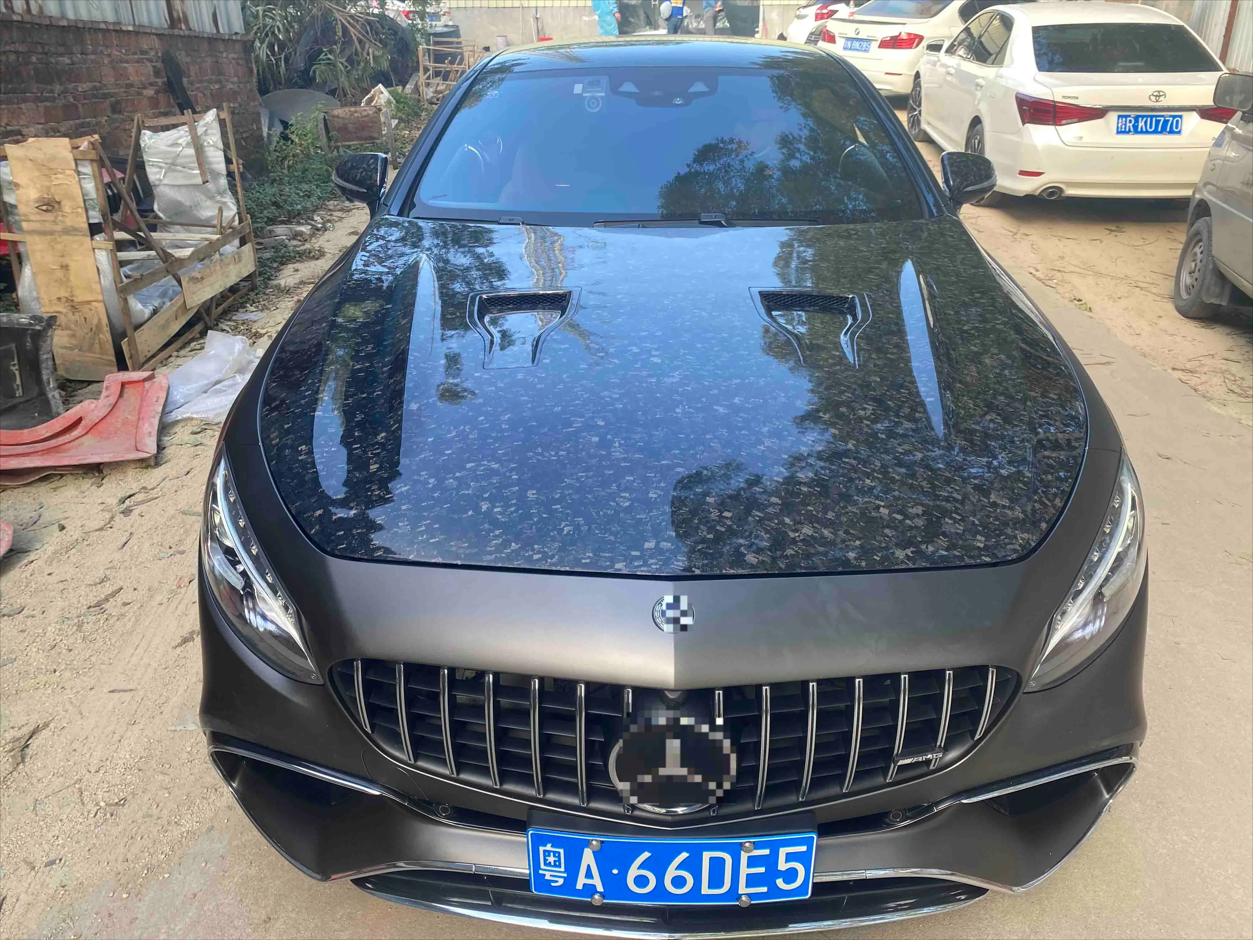 Кованый капот из углеродного волокна для S63 coupe W217 C217 высокого качества на заказ
