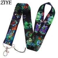 game sally face neck straps lanyards keychains sal fisher phone charms hang rope keys id card usb badge holder accessories gifts