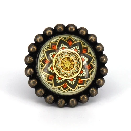 

1x 42 мм винтажные ручки для обуви, ручки для шкафа, красочные стеклянные Хрустальные Ручки для кухонного шкафа, дверных шкафов