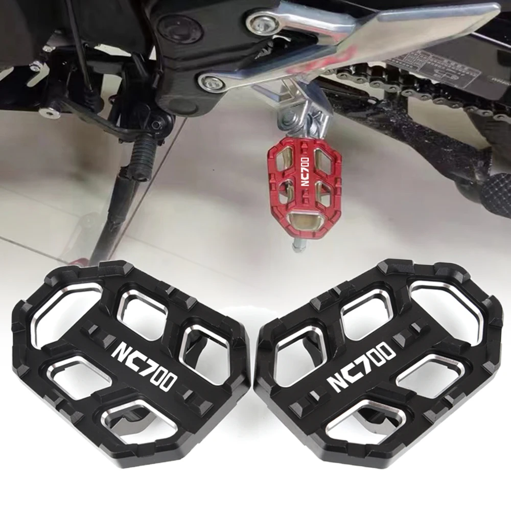 

NC750S NC750X NC750 Billet Wide Foot Pegs For HONDA NC700S NC700X Pedals Rest Footpegs Enlarge Extension Accessories moto CNC