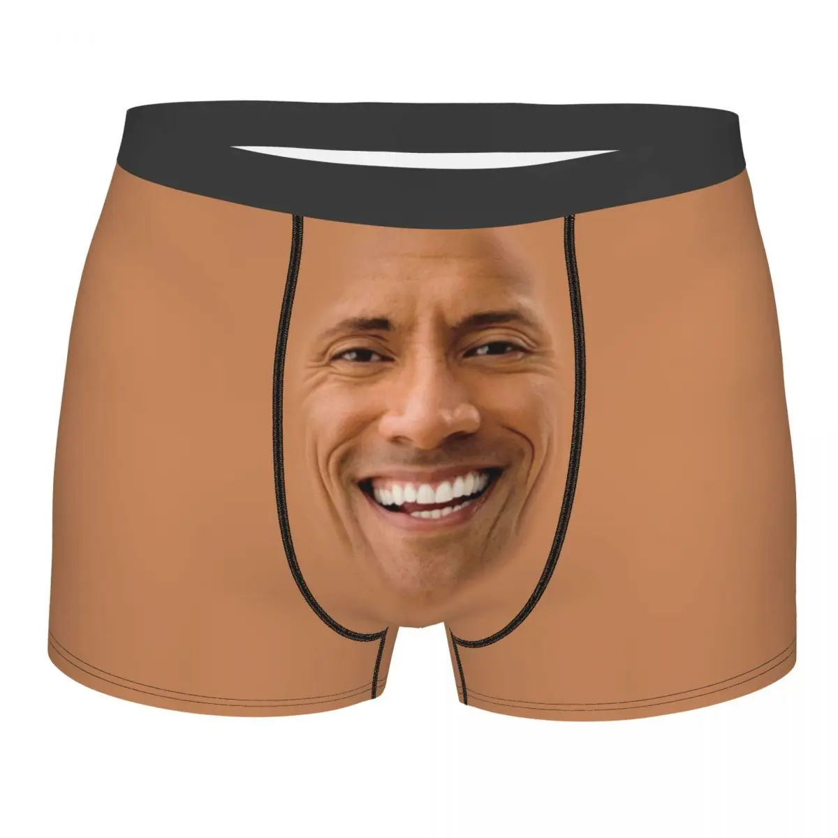 

Dwayne American Actor Johnson Men's Underwear Boxer Briefs Shorts Panties Funny Soft Underpants for Male