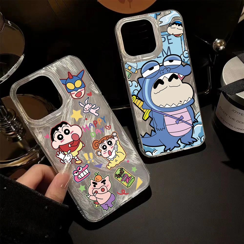 Cartoon C-Crayon Shin-Chan Phone Case FOR Samsung Galaxy A30 A25 A24 A23 A22 A217F A21 A20 A15 A14 A13 A12 S LITE M32 5G