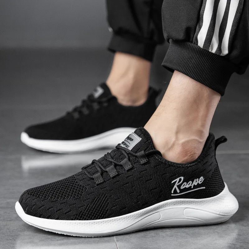 Sneakers Men Sports Shoes Men Casual Shoe Fashion Flat Breathable Sneakers Light Male Travel Footwear