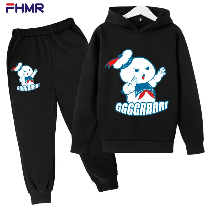 

Ghostbusters Solid Color Casual Sets Autumn New Boys Hoodies + Pants Two-piece Cotton Sportswear Set Children's Suit 4t-14t