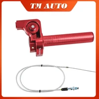 78 inch cnc aluminum torsion throttle handle and rope for steering wheel are used for off road motorcycle accessories