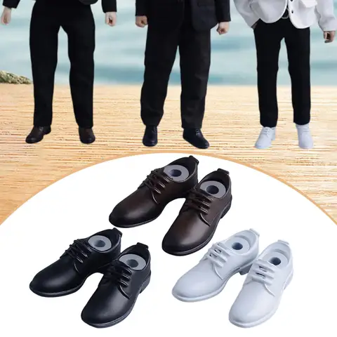 Мужские кукольные туфли Perfeclan 1:12