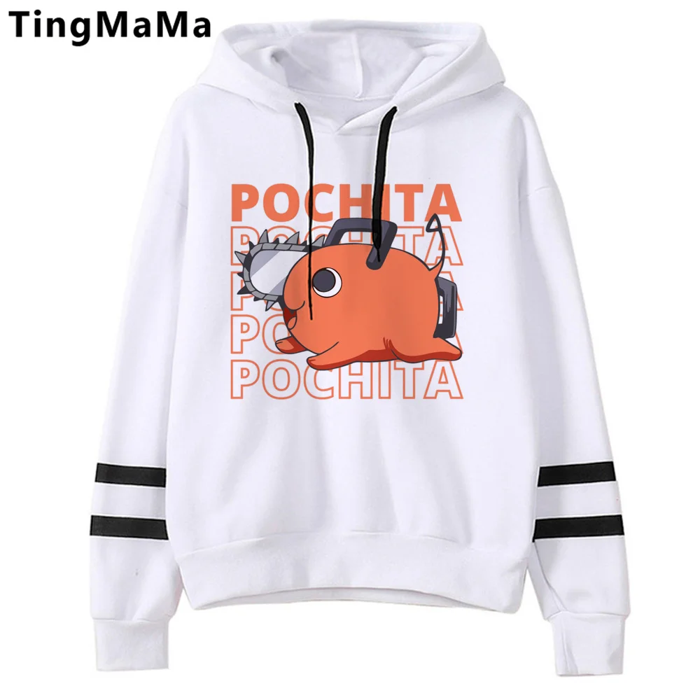 

chainsaw man hoodies women gothic Kawaii graphic funny Hood women harajuku clothes