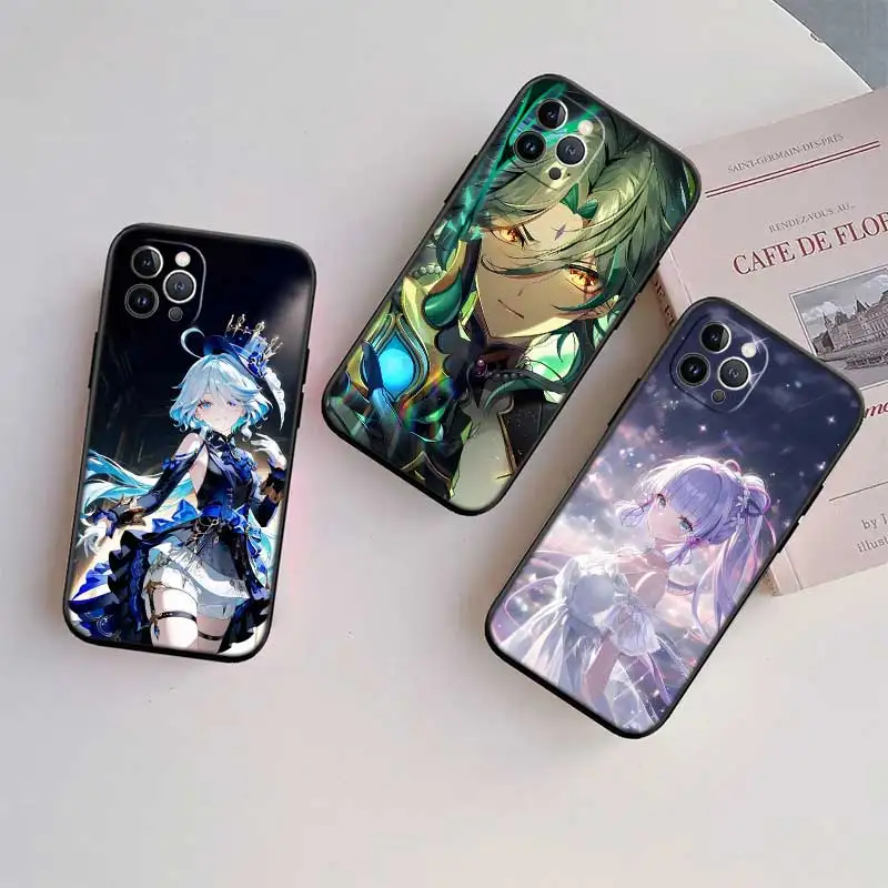 Новый высококачественный чехол NH29 Genshin Impact для iPhone SE, X, XS, XR, 16E, 17, 11 Pro Max, 8, 7, 6, 6s Plus, Air (art.: 3920d962b28fc) - 3920d962b28fc