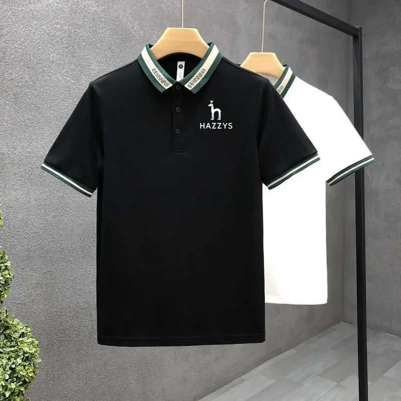 

New Summer Men Shirt Luxury Brand Fox Embroidery Logo Appliqued Men Polo T Shirt Male Fashion Short Sleeve Men T Shir Golf Tops