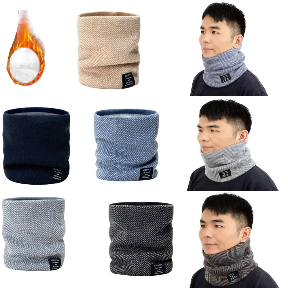 

Fashion Thickening Bib Warm Neck Cover Ski Motorcycle Scarf Fleece Scarf Thermal Neck Warmer Snood Cowl Tube