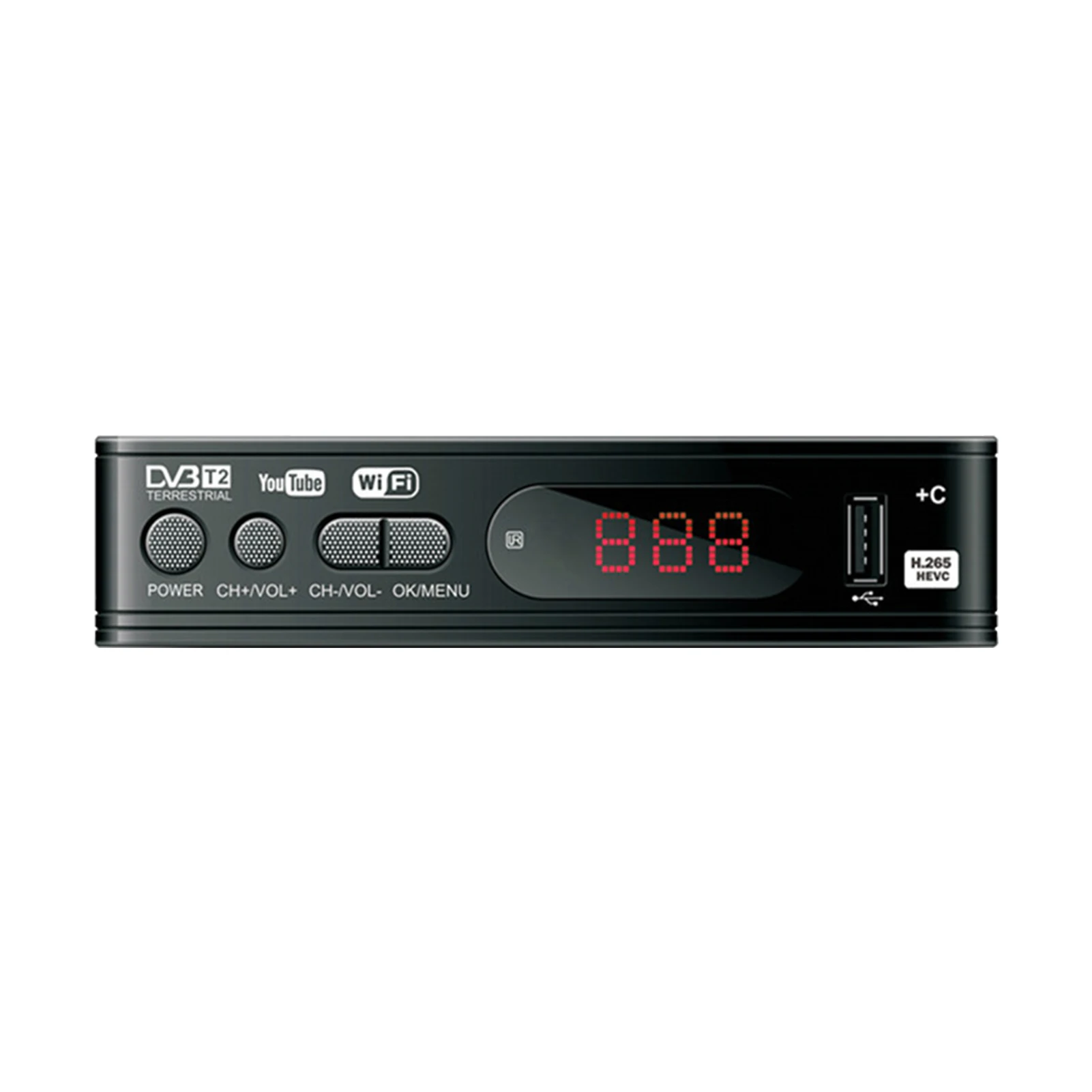 Цифровой преобразователь PVR EPG HD 1080P H.265 DVB-T2 Decorder Многоязычная ТВ-приставка тюнер