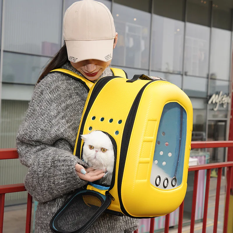 

Cat Bag Pet Bag Dog Cat New Summer Go Out Portable Space Capsule Large-capacity Backpack Cat Supplies Cat Backpack Carrier