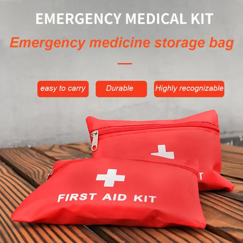 

Medical First Aid Kit Portable Outdoor Medical Medicine Kits Waterproof Emergency Bag File Card Storage Bags Household Supplies