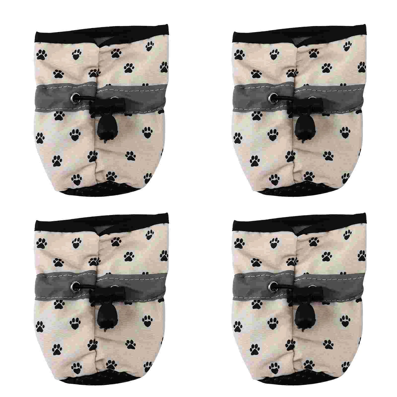 

4 Pcs Botas Para Dog Socks Doggy Shoes Small Dogs Dog Shoes Large Dogs Puppy Shoes Boots Dogs Pet Shoes
