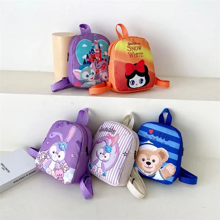 

Kindergarten Schoolbag Boys and Girls Cute Cartoon Duffy StellaLou Snow White Princess Kids Bags New Baby Plush Backpack 3-5Y