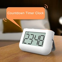 countdown timer clock magnet back bracket volume adjustable digital kitchen timer with large led display for cooking teaching