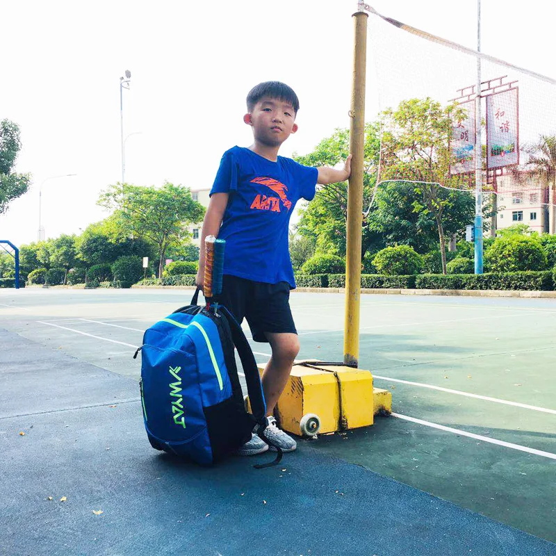 YWYAT New Fashion Children Badminton Bag Multifunctional Youth Kids Sports Bags with Shoe Compartment Badminton Backpack