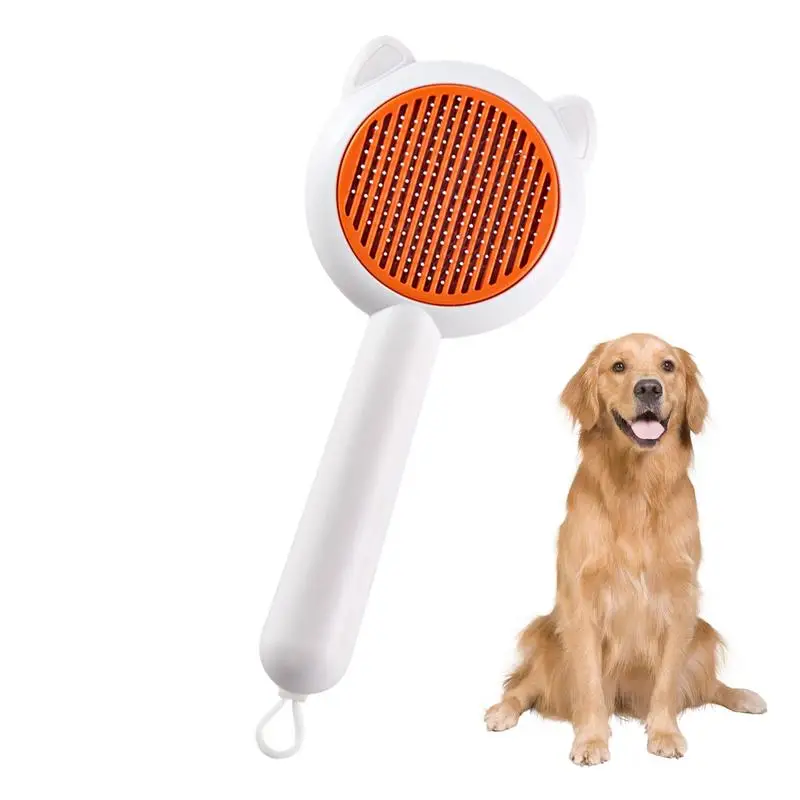 Щетка для груминга кошек расческа из нержавеющей стали с закругленными зубцами и