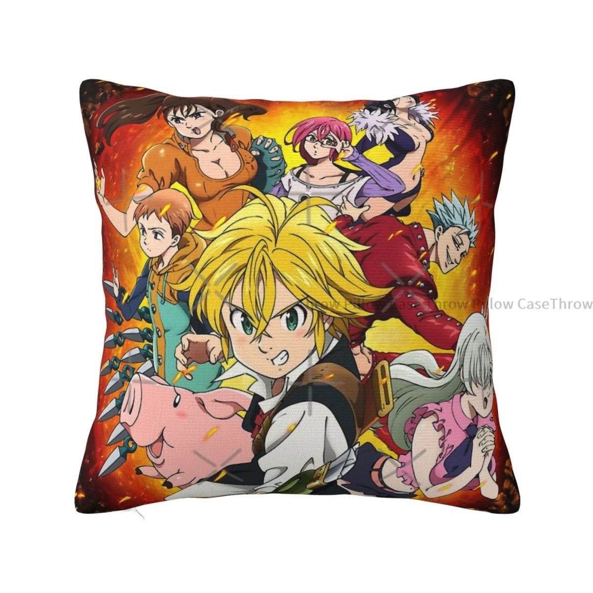 Семь смертных грехов обнимать наволочка рюкзак Cojines гостиная сделай сам печатный